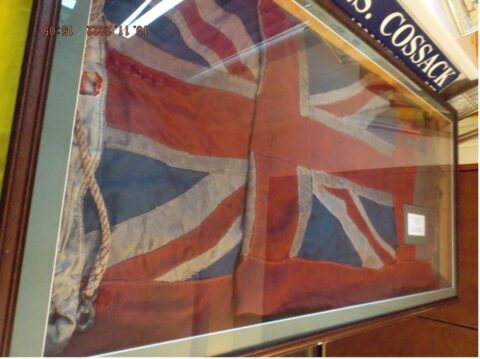 Battle Ensign from HMS Cossack